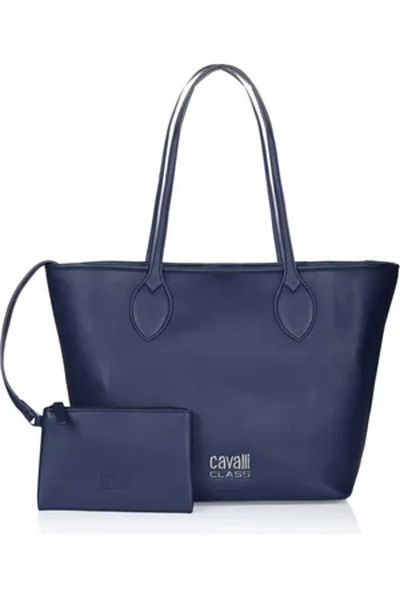 Class Roberto Cavalli Bevásárlótáska, kézitáska, ANTONIA, sötétkék színben