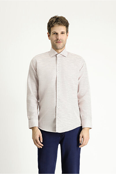 Kiğılı Cămașă din bumbac slim fit cu model - mânecă lungă