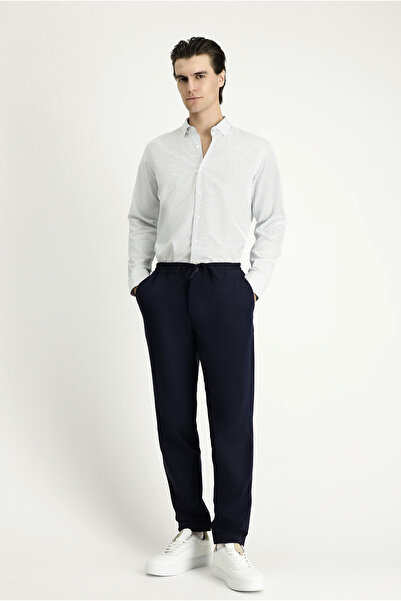 Kiğılı Μακρυμάνικο πουκάμισο με λεπτή εφαρμογή, ριγέ βαμβακερό πουκάμισο με κουμπιά