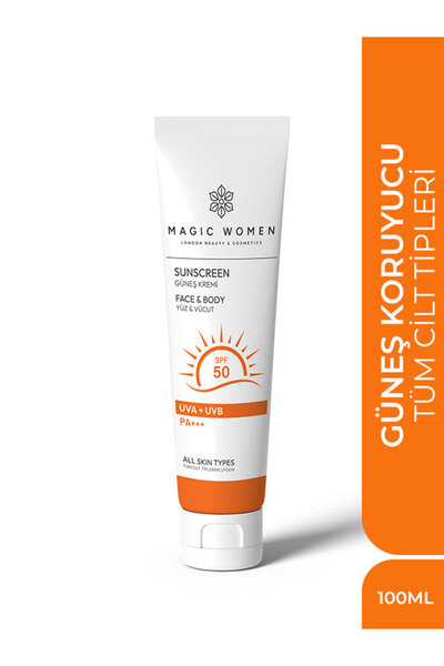 MAGİC WOMEN Leke Karşıtı, Yüksek Korumalı, Aydınlık Veren Güneş Kremi – SPF 5...