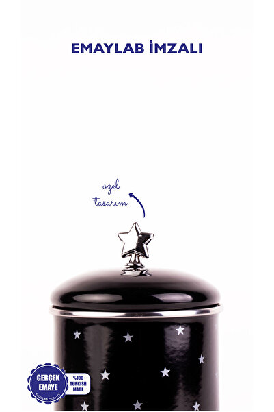 EMAYlab Star Enamel Giant Size Multipurpose Jar (1.8LITER)