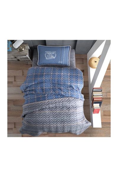 Clasy Cuvertură de pat de o persoană Campus V2 Blue