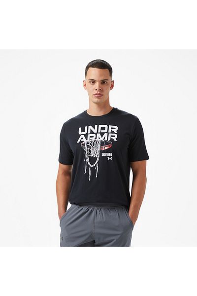Under Armour Ανδρικό μπλουζάκι μπάσκετ με δίχτυ κρίκους