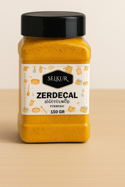 SELKUR Toz Zerdeçal 150gr(ÖĞÜTÜLMÜŞ)