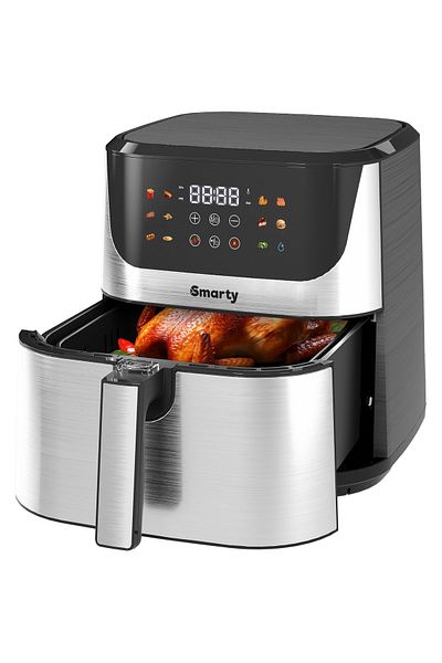 SMARTY Airfryer Bio-fry Deluxe Edition Oil-Free Fryer, 9l Capacity, 1800w, Black