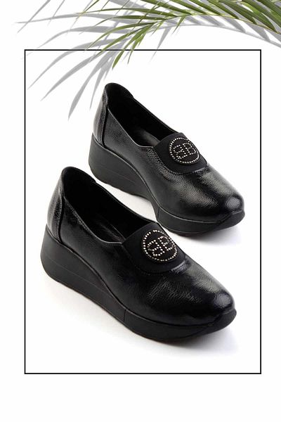 Bambi Pantofi casual de damă negri K01586391108