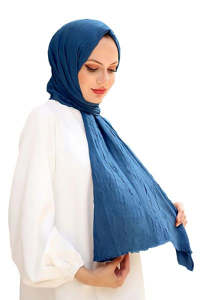 Altobeh Şal Bamboo Kraş - Indigo
