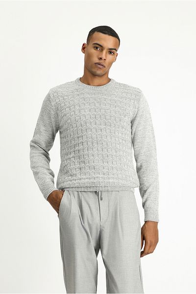 Kiğılı Crew Neck Regular Fit Patterned Knitwear Sweater