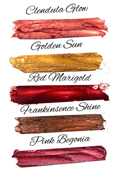 KUATRA Frankinsence Shine Moisturizing and Antioxidant Radiance Blush-Lipstick-Eye Shadow - Natural Ingredient
