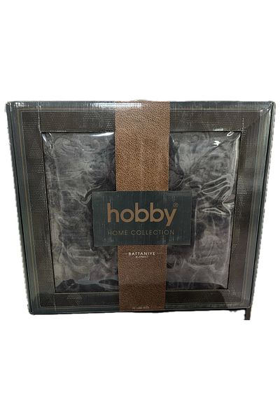 Hobby 220X240 Anthracite Blanket Double Embos Blanket