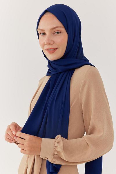 MİRSOY SCARF Şal Yoryo albastru închis