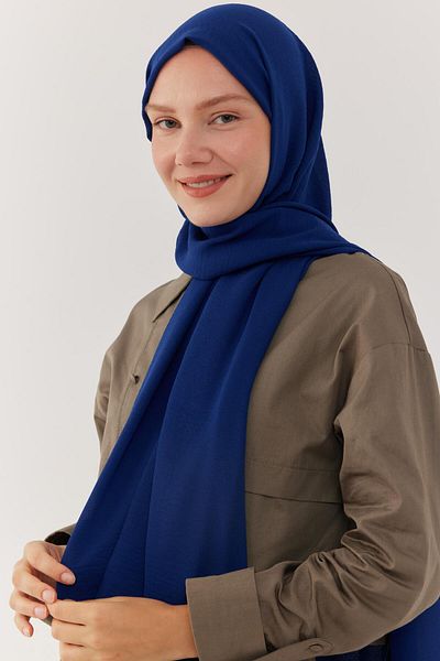 MİRSOY SCARF Şal Jazz Albastru închis