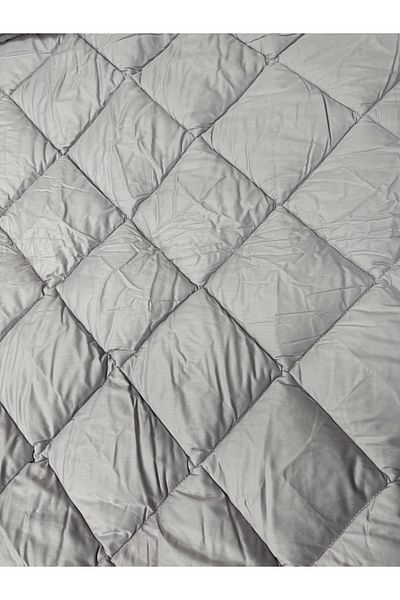 Clasy 100% Cotton Ranforce Single Quilt Double Sided Purple Plain Patterned Quilted