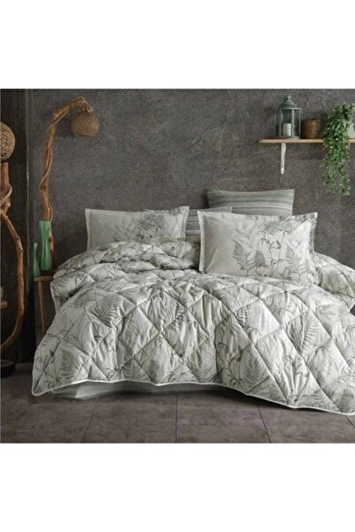 Clasy Комплект двойно спално бельо Ranforce Tuva V1 зелено