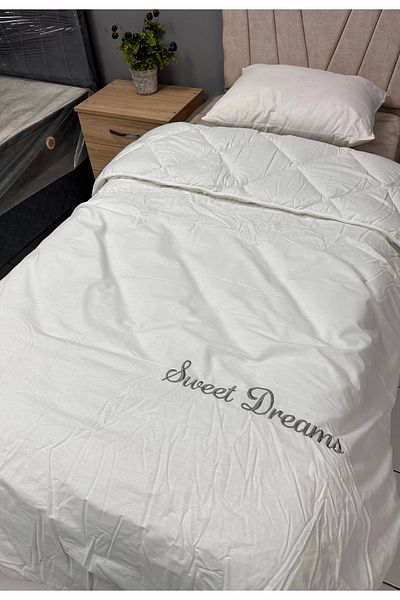 Clasy Cotton 100% Quilt - Sweet Dreams V1 White