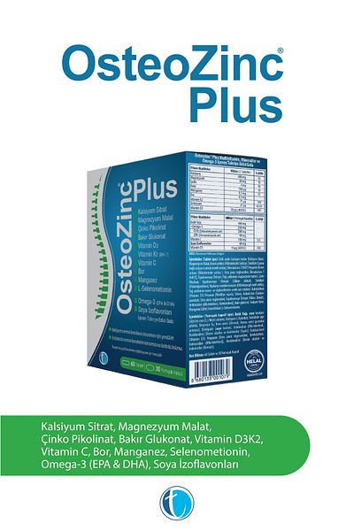 Osende Plus 60 Tablets 30 Soft Capsules Calcium Citrate Magnesium Malate Omega 3 Fish Oil