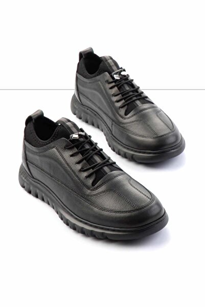 Bambi Siyah Leather Erkek Casual Ayakkabı E01759091003