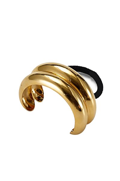 New Obsessions Cataramă mică cu coadă de cal din metal cu două aspect