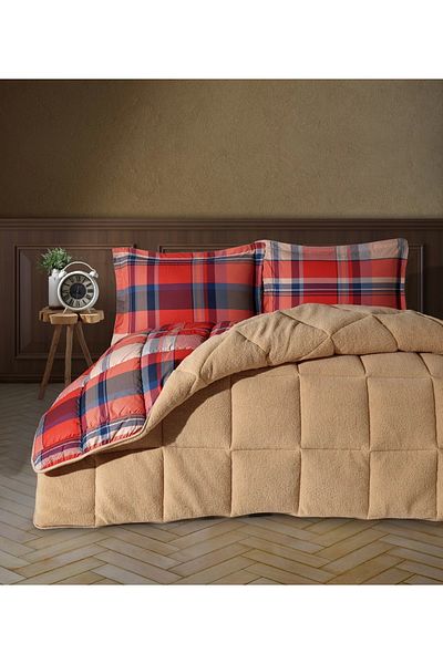 Clasy Wellsoft Quilt Set Double Life Is V4 Beige