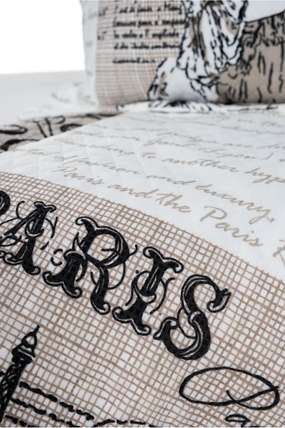 GAMA HOME Jacquard Double Bed Cover / with Special Design Bag / with Different Color and Pattern Options