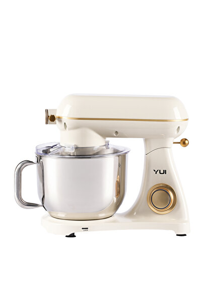 Yui M122 1800 W 6 Litre Alüminyum Döküm Hamur Makinesi Stand Mikser Krem Gold