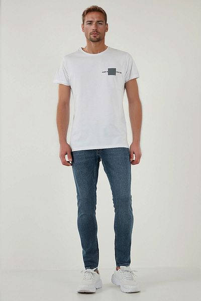 Buratti Мъжки дънки Slim Fit с нормална талия, тесни крачоли, 1124s62napoli