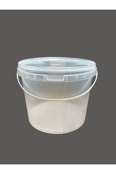 EKBAĞ Ek-Bağ Plastic Yogurt Bucket 4 Lt (5 Pcs)(Transparent)
