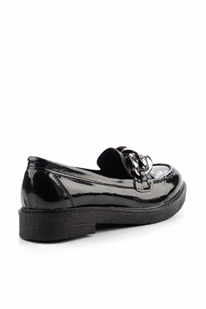 Bambi Siyah Kadın Loafer Ayakkabı K01257067008