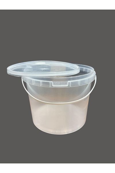 EKBAĞ Ek-Bağ Plastic Yogurt Bucket 4 Lt (5 Pcs)(Transparent)