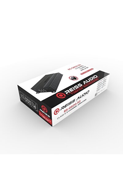 Reiss Audıo Rs-g600.5. 5 Kanal 4x80w 1x200w Rms 4ohm Dijital Amfi Bas Kontrollü D Class