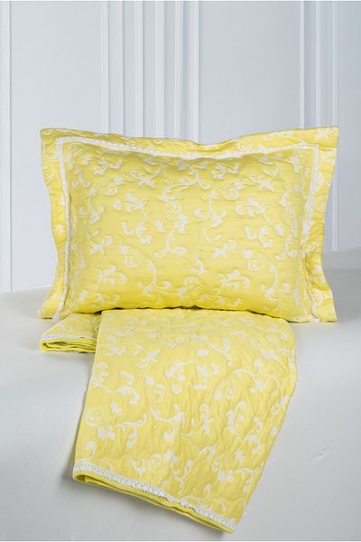GAMA HOME Jacquard Double Bed Cover / with Special Design Bag / with Different Color and Pattern Options