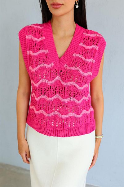 HAZELANNA Pink Sweater