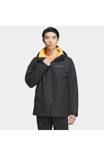 adidas Men's Black Goose Jkt Coat - IL8972 3in1