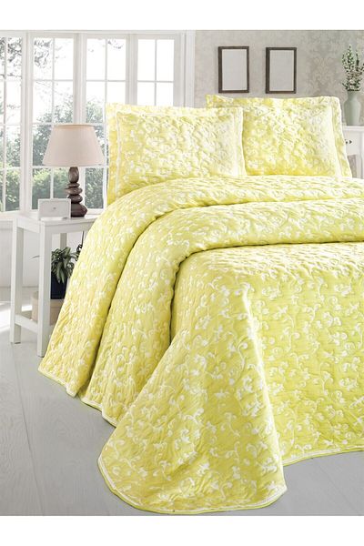 GAMA HOME Jacquard Double Bed Cover / with Special Design Bag / with Different Color and Pattern Options