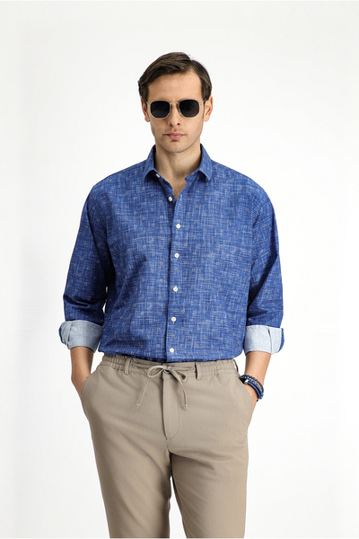 Kiğılı Βαμβακερό αθλητικό πουκάμισο με μακρυμάνικο κανονική εφαρμογή