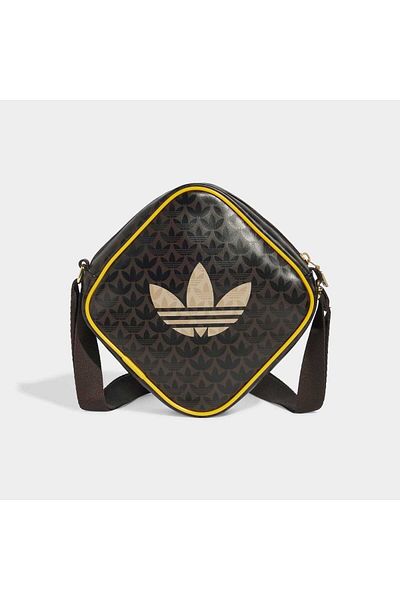 adidas Дамска чанта за през рамо Monogram Diamond, кафява (JD5374)
