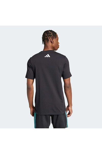 adidas Mercedes Dna Erkek Siyah Günlük Stil T-Shirt JV5434