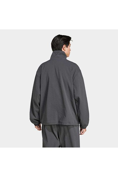 adidas Fashion Seersucker Firebird Men's Grey Jacket (Jc8860)