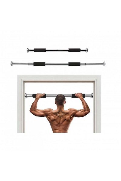 BUNCA Portable Extendable Doorway Pull Up Bar, Fitness Exercise Bar, Muscle Building Pull-Ups, Door Pull-Up