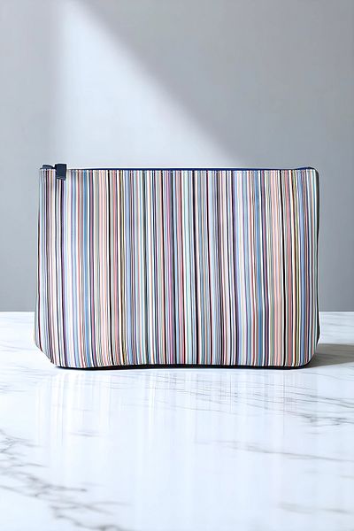 lizy's Многоцветна чанта клъч на вертикални райета