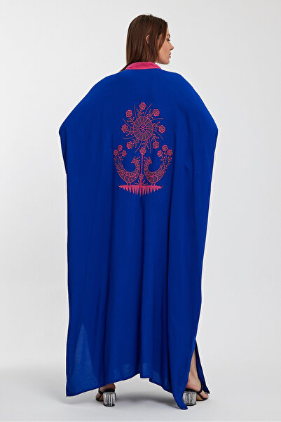 bacc Long Length Saks Embroidered Shirt Dress - Judge Collar Bcvl-24957