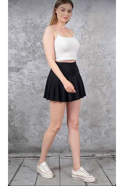 Brk store Black Skirt with Shorts