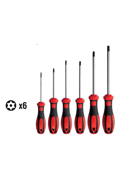 Genel Markalar 6 Parça C-Plus Tornavida Takımı - Delikli Torx - F99-606