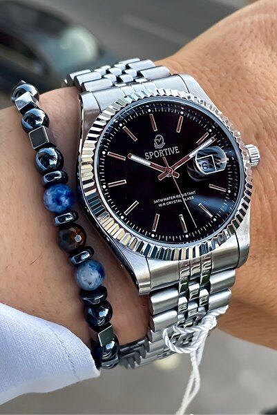 Choppers Tasarım Spor Erkek Kol Saati Bileklik Hediyeli