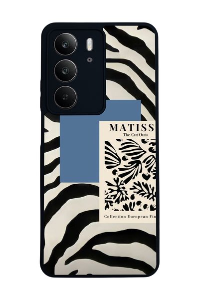 realme حافظة سوداء متوافقة مع C75 Matte – سيليكون ناعم، واقي، غطاء ممتص للصدمات