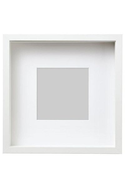 IKEA Sannahed White Color Frame Home Decoration 25x25 Cm 1 Piece