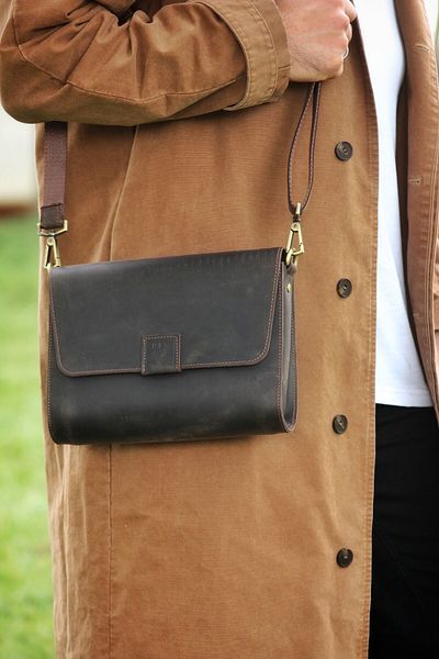 matleather Genuine Leather Messenger Bag |   Shoulder Bag |   Unisex |   Men's Women's Crossbody Bag |   Gift Boxed