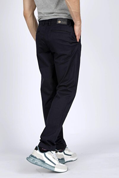 Lee Cooper New Chino 2 Men's Woven Trousers Navy Blue