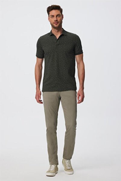 Lee Cooper Pantaloni Stow pentru bărbați, talie normală, croială slim fit, cr...