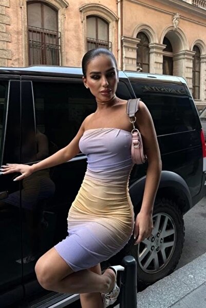 Lijuri Μίνι φόρεμα από τούλι στράπλες Jaipur 2555-08